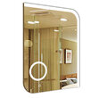 Зеркало для ванной AZARIO Golden влагостойкое с подсветкой, подогрев, линза 600*800, CS00084314