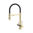 Смеситель для кухни IDDIS с фильтром и гибким изливом, матовое золото, Ace, ACEMGFFi05