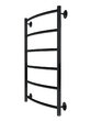 Полотенцесушитель лесенка INDIGO Arc ЭКО 80/50 черный муар LAW80-50BRK1 ЭКО