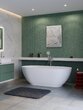 Ванна искусственный камень BELBAGNO Solid Surface 1700x800x575, BB-ETNA-170-80-58-SSB